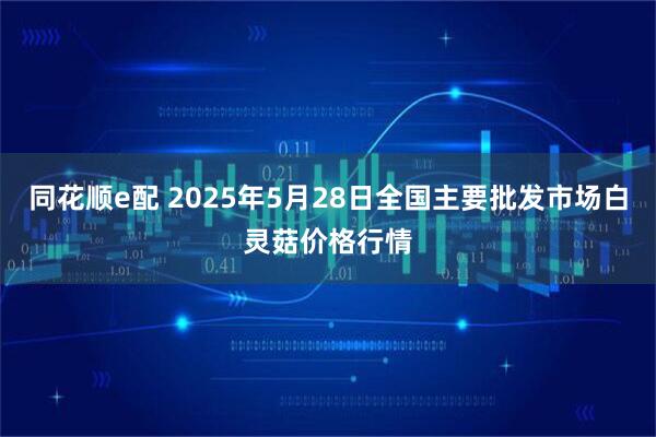 同花顺e配 2025年5月28日全国主要批发市场白灵菇价格行情