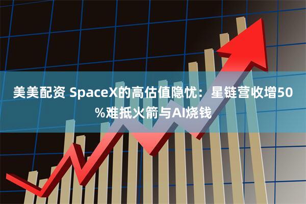 美美配资 SpaceX的高估值隐忧：星链营收增50%难抵火箭与AI烧钱